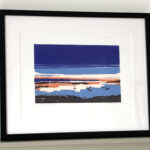 'Appledore Sunset' original A3 screenprint