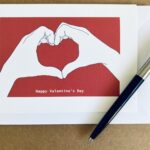 'Happy Valentine's Day' A6 Greeting Card