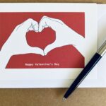 'Happy Valentine's Day' A6 Greeting Card