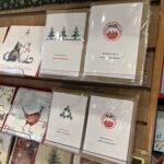 Xmas Cards in The Berkhamsted Bookshop - close up