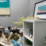 Seascape print in-situ at Emma James Wellness Hub